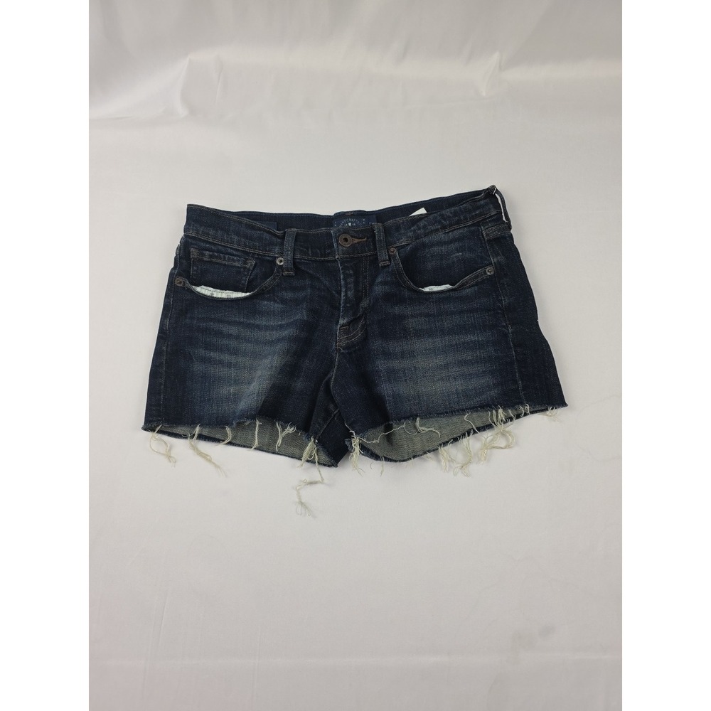 Lucky Brand The Cut Off Denim Shorts Light Wash Frayed Hem 7WP1888U8 Womens 4/27